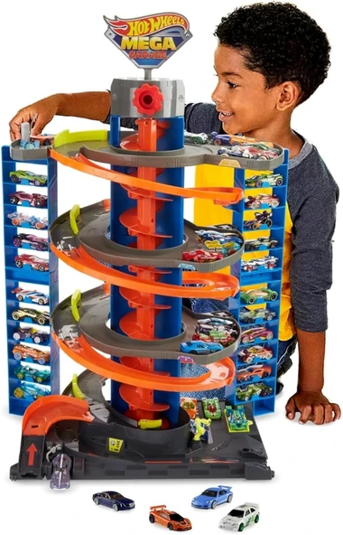 Hot Wheels Mega Garaj, 4 Yaş Ve Üzeri, Gtt95 - Resim 4