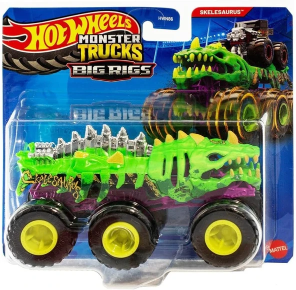 Monster Trucks 1:64 Çekici Arabalar Skelesaurus Hwn86 - Jch42 ürün görseli 1
