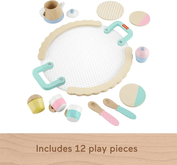 Fisher-Price® Ahşap Çay Seti, 3Y+, Hxt82 - Resim 5