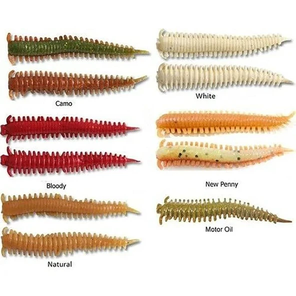 Berkley Gulp Saltwater Sandworm 5 cm Kokulu Kurt Silikon Yem ürün görseli 1