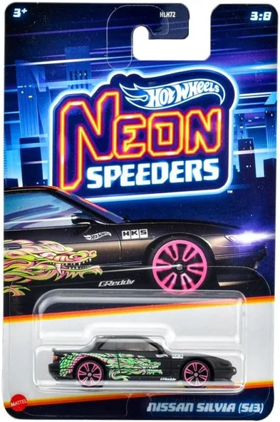 Hot Wheels Neon Yarışçılar - Nissan Silvia (5/3) Mini By94 ürün görseli 1