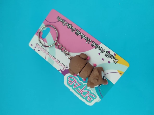 Sevimli Hamster Anahtarlık - 3D Baskı Özel Tasarım - Resim 3