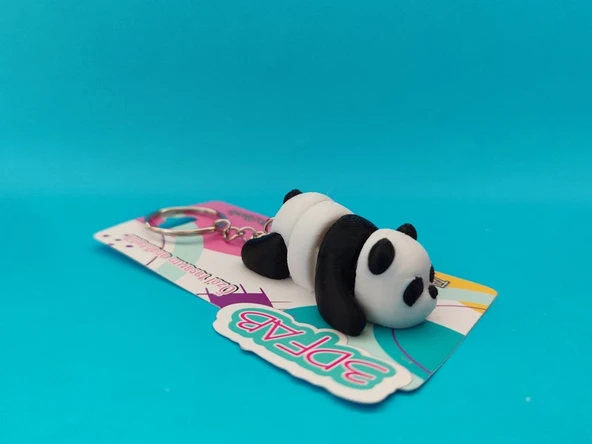 Sevimli Panda Anahtarlık - 3D Baskı Özel Tasarım ürün görseli 1