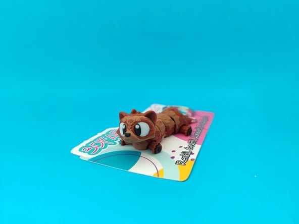 Sevimli Gelincik Anahtarlık - 3D Baskı Özel Tasarım ürün görseli 1