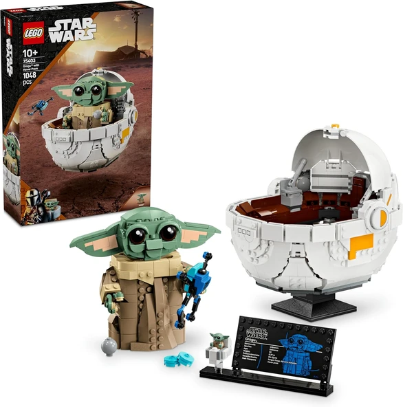 Lego Star Wars: The Mandalorian Uçan Bebek Arabalı Grogu 75403-10 Yaş Ve Üzeri Kız Ve Erkek Çocuklar ürün görseli 1