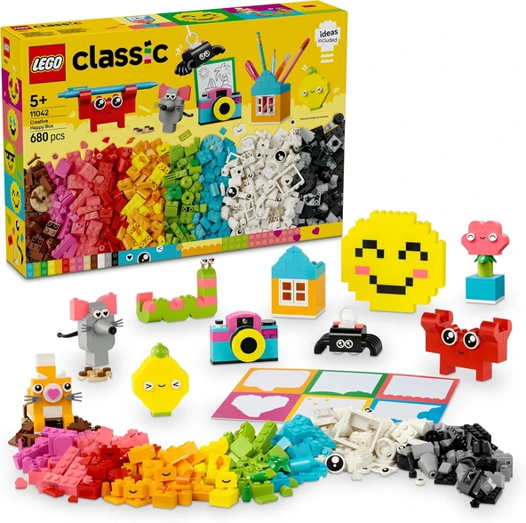 Lego Classic Yaratıcı Mutlu Kutu 11042-5 Yaş Ve Üzeri Çocuklar İçin Yaratıcı Ve Eğlenceli Oyuncak Ya ürün görseli 1