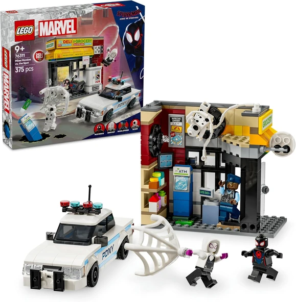 Lego Marvel Spider-Verse: Miles Morales, Spot'A Karşı 76311-9 Yaş Ve Üzeri Çocuklar Için Süper Kahra ürün görseli 1