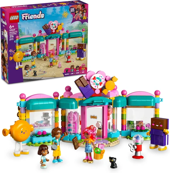 Lego Friends Heartlake City Şekerci Dükkanı 42649-6 Yaş Ve Üzeri Kız Ve Erkek Çocukları Için Mini Be ürün görseli 1