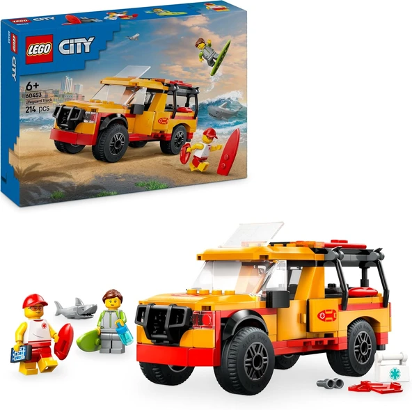 Lego City Cankurtaran Kamyoneti 60453-6 Yaş Ve Üzeri Çocuklar Için 2 Minifigür Ve Köpek Balığı Figür ürün görseli 1