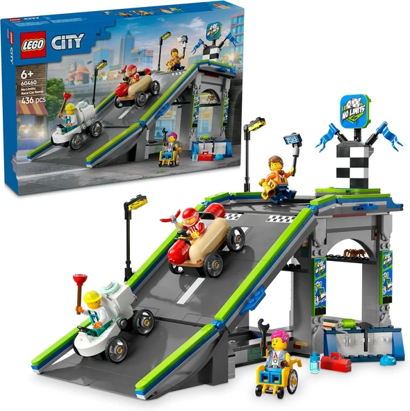 Lego City Senin Kuralların: Yarış Arabası Rampa Parçası 60460-6 Yaş Ve Üzeri Çocuklar Için Sürücü Mi ürün görseli 1