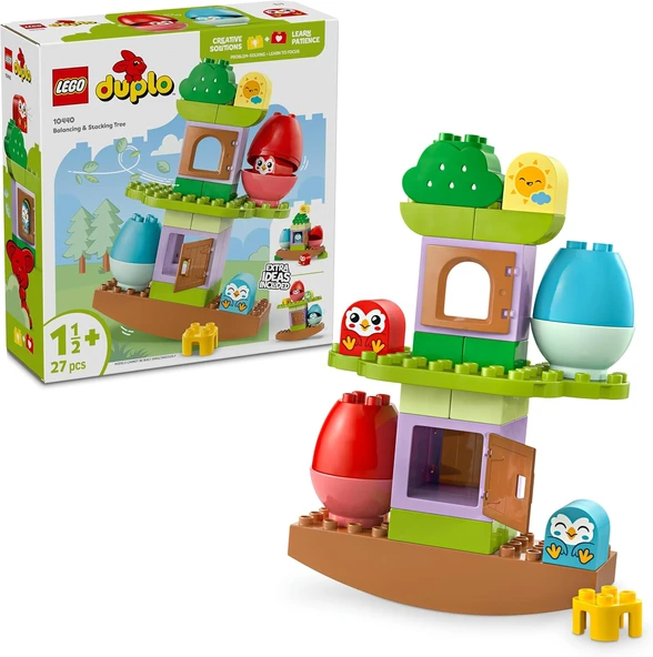 Lego Duplo My First Denge Ve Dizme Ağacı 10440-18 Ay Ve Üzeri Çocuklar Için Eğitici, Öğretici Ve Yar ürün görseli 1