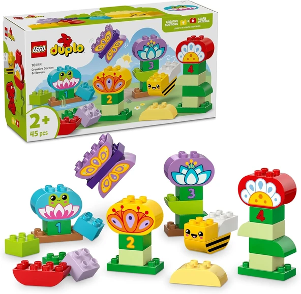 Lego Duplo Town Yaratıcı Bahçe Ve Çiçekler 10444-2 Yaş Ve Üzeri Okul Öncesi Çocuklar Için Eğitici Ve ürün görseli 1