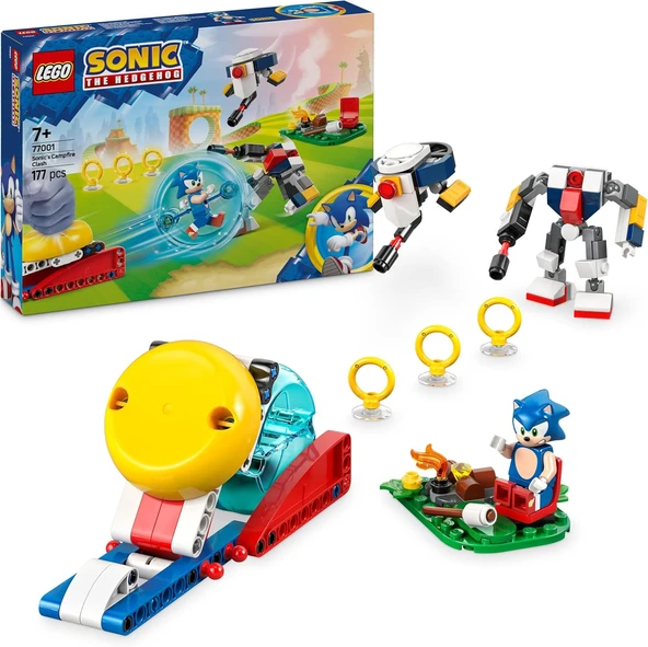 Lego Sonic The Hedgehog: Sonic’In Kamp Ateşi Çarpışması 77001, 7 Yaş Ve Üzeri Kız Ve Erkek Çocukları ürün görseli 1