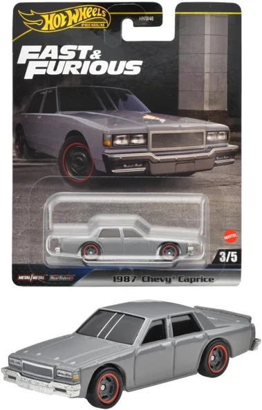 Hot Wheels Fast-Furious Premium Araba 1987 Chevy Capri̇ce Hnw46-Hrt98 ürün görseli 1