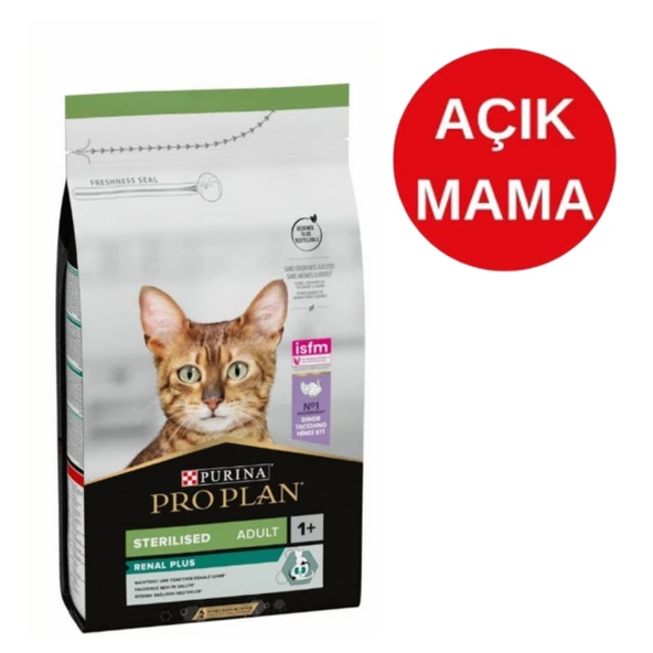 Pro Plan Sterilised Hindili ve Tavuklu Kısırlaştırılmış 3 kg Yetişkin Kedi Maması - Açık Paket ürün görseli 1