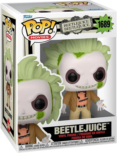 Funko Pop! Filmler: Beetlejuice Beetlejuice - Chase Ile Beetlejuice (Stiller Değişebilir) ürün görseli 1