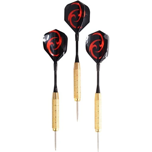 Delta 24 Gr. Dart Oku (3’lü Set) - Çelik Uç + Pirinç Gövde + Renkli Kanat - Dart Oku Seti ürün görseli 1