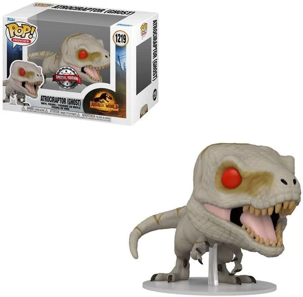 Funko Pop! Filmler: Jurassic World Dominion - Atrociraptor (Ghost) - Target Exclusive ürün görseli 1