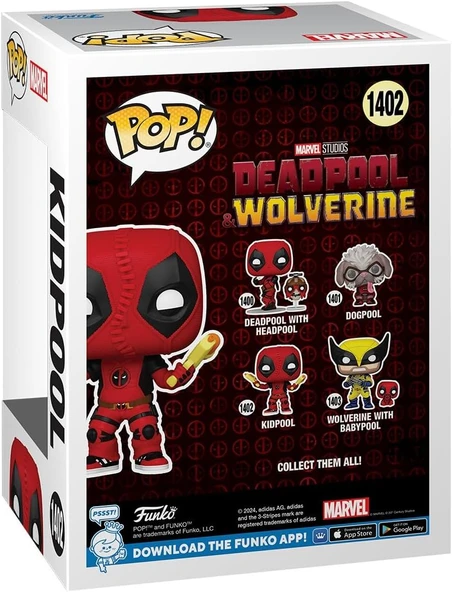 Funko Pop! Marvel: Deadpool & Wolverine - Kidpool - Resim 3