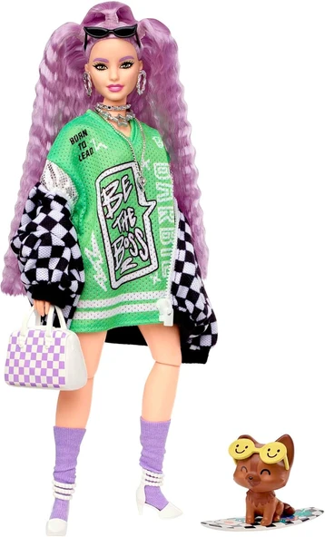 Barbie Extra - Spor Ceketli Bebek, 3 Yaş Ve Üzeri, Hhn10 ürün görseli 1