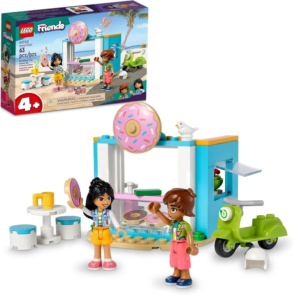 Lego® Friends Donut Dükkanı 41723-4 Yaş Ve Üzeri Çocuklar Için Liann Ve Leo Mini Bebekleri İçeren Oy ürün görseli 1