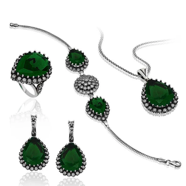 Harem Altın Gümüş Hürrem Sultan Bayan Set ürün görseli 1