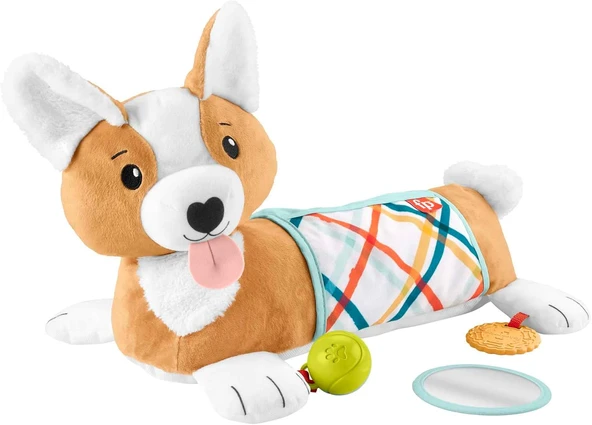 Fisher-Price 3'Ü 1 Arada Köpekçik Uzanma Yastığı, Hjw10 ürün görseli 1