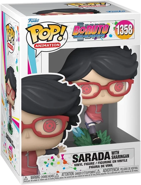 Funko Pop! Animation: Boruto: Naruto Next Generations - Sarada With Sharingan - Resim 2