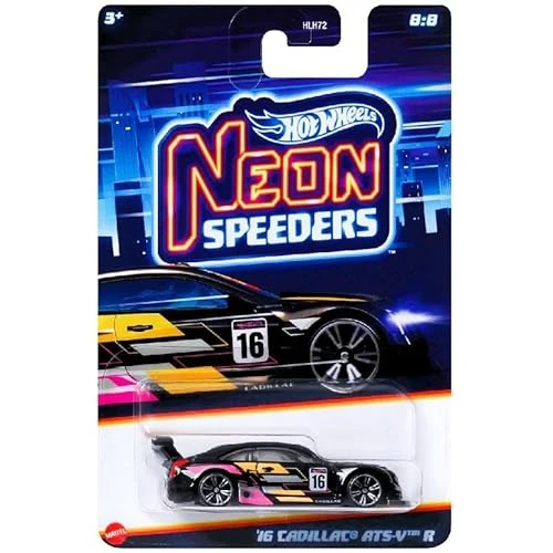 Hot Wheels Neon Yarışçılar Hlh72-16 Cadillac Ats-V R Hrw82 ürün görseli 1