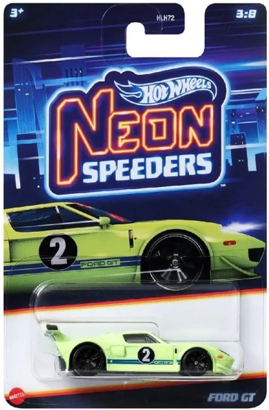 Hot Wheels Neon Yarışçılar Hlh72 - Ford Gt Hrw77 ürün görseli 1
