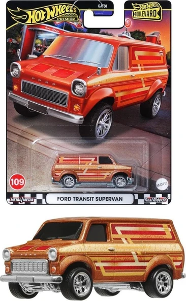 Hot Wheels Boulevard Premium Araçlar Gjt68 - Hrt76 Ford Transit Supervan ürün görseli 1