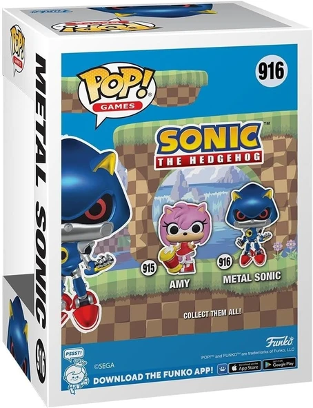 Funko Pop Oyunları: Sonic Kirpi - Metal Sonic - Resim 3