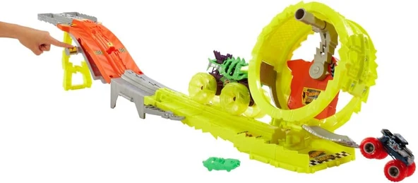 Hot Wheels Monster Trucks Power Smashers Oyun Seti, Oyuncak ürün görseli 1