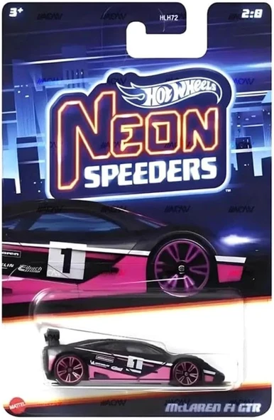 Hot Wheels Neon Yarışçılar Hlh72 - Mclaren F1 Gtr Hrw76 ürün görseli 1