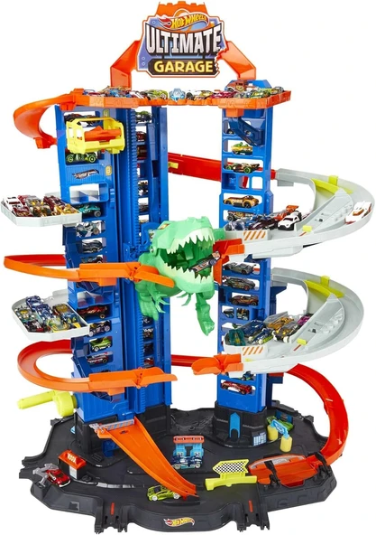 Hot Wheels Robotik T-Rex Ultimate Garaj , 5 Yaş Ve Üzeri, Gjl14 ürün görseli 1