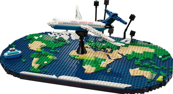 Lego Seyahat Anıları 41838 - Seyahat Etmeyi Seven Aileler İçin Dünya Haritası İçeren Yaratıcı Oyunca ürün görseli 1