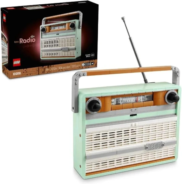 Lego Icons 10334 Retro Radio ürün görseli 1
