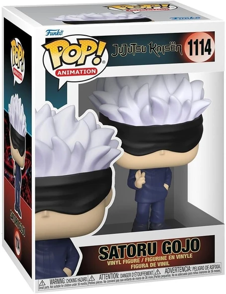 Funko Pop! Animasyon: Jujutsu Kaisen - Satoru Gojo - Vinil Koleksiyon Figürü - Hediye Fikri - Resmi ürün görseli 1