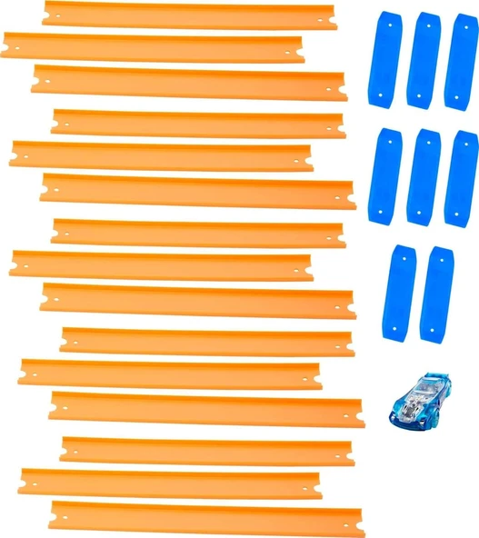 Hot Wheels Track Builder Araba Ve Pist Paketi - Resim 5