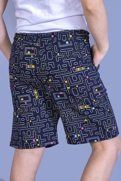 Toontoy Erkek Çocuk Pac-Man Baskılı Şort - Resim 2