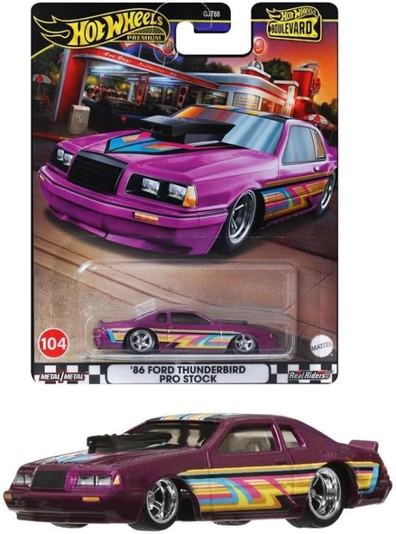 Hot Wheels Boulevard Premium Araçlar Gjt68 - Hrt72 86 Ford Thunderbird Pro Stock ürün görseli 1
