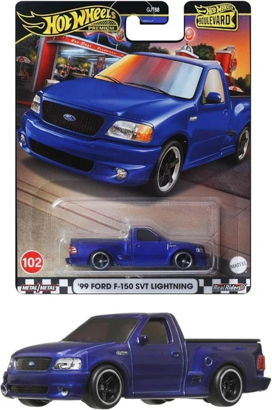 Hot Wheels Boulevard Premium Araçlar Gjt68 - Hrt60 99 Ford F-150 Svt Lightning ürün görseli 1