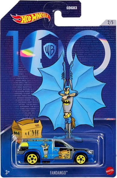 Hot Wheels Warnes Bros 100. Yıl Temalı Arabalar Hmv73 - Fandango ürün görseli 1