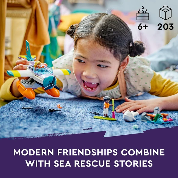 Lego Friends Deniz Kurtarma Uçağı 41752 - Resim 4