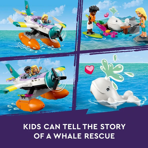 Lego Friends Deniz Kurtarma Uçağı 41752 - Resim 7