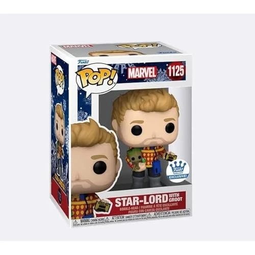 Funko Star-Lord With Groot Exclusive Vinil Figür - Resim 2