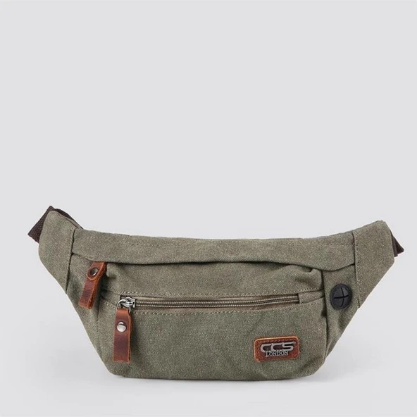 Ççs 31516 Sport Kanvas Bel Çantası Yeşil ürün görseli 1