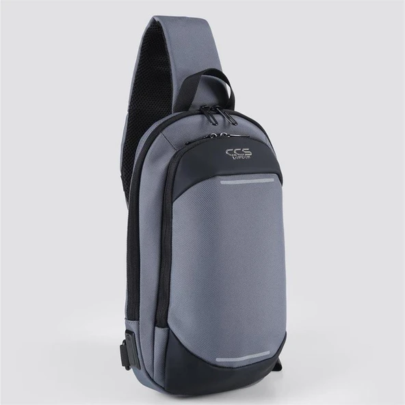 Ççs 31408 Omuz Askılı Bodybag Çapraz Çanta Gri ürün görseli 1