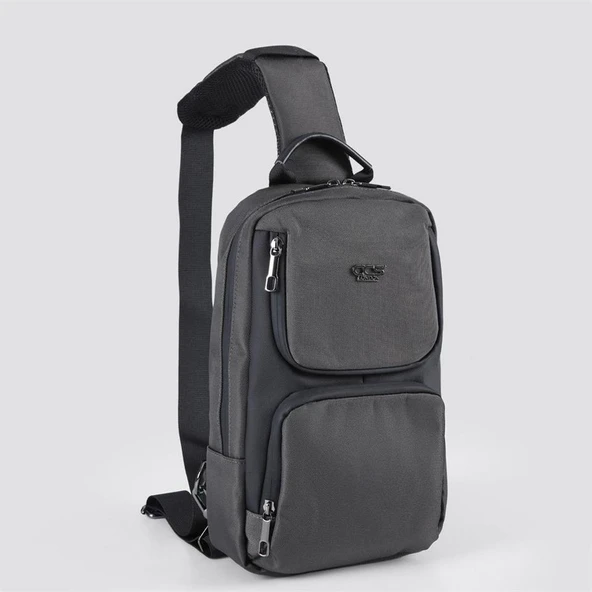 Ççs 51489 Omuz Askılı Bodybag Çapraz Çanta Gri ürün görseli 1