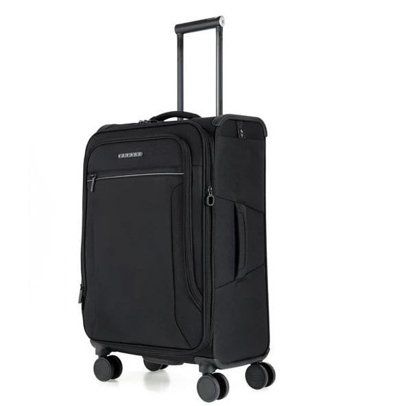 Verage GM21002W Kumaş Valiz Kabin Boy Siyah - Resim 4